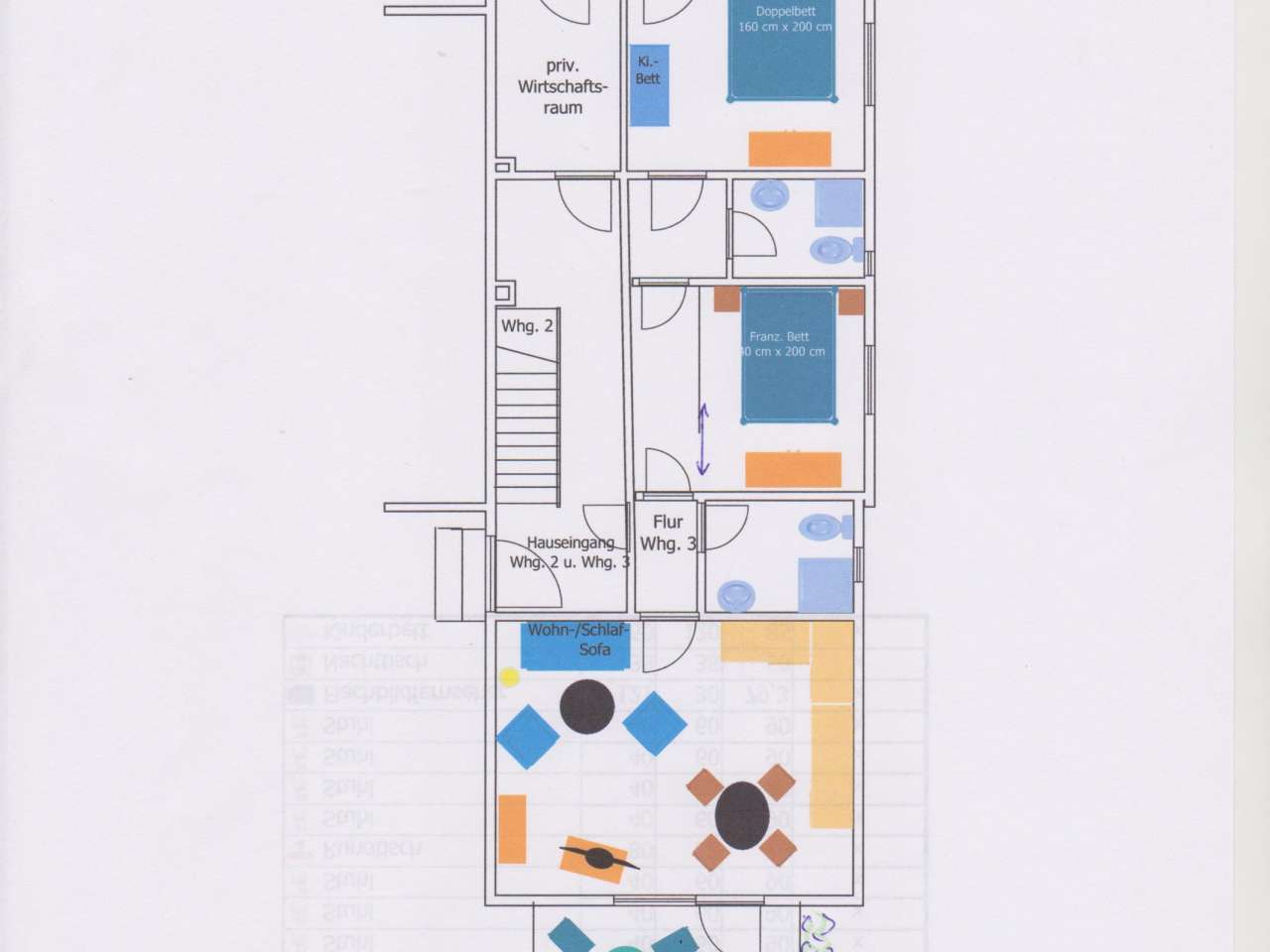 Ferienhaus Haus Gallileo - Wohnung Leuchtfeuer, Zimmer