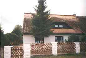 Ferienhaus mit Reetdach